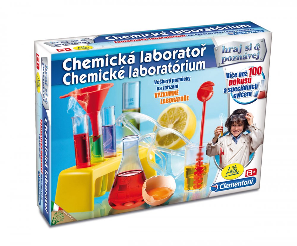 chemická laboratoř - malý chemik